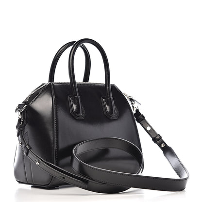 Givenchy Shiny Lord Calfskin Mini Antigona Black 3 of 10