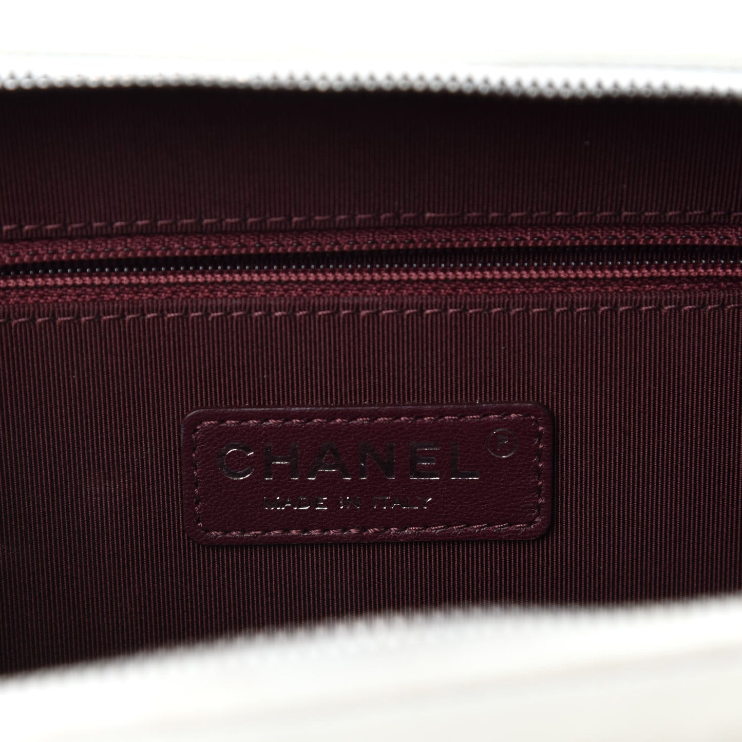 Lambskin Small Coco Boy Camera Case White