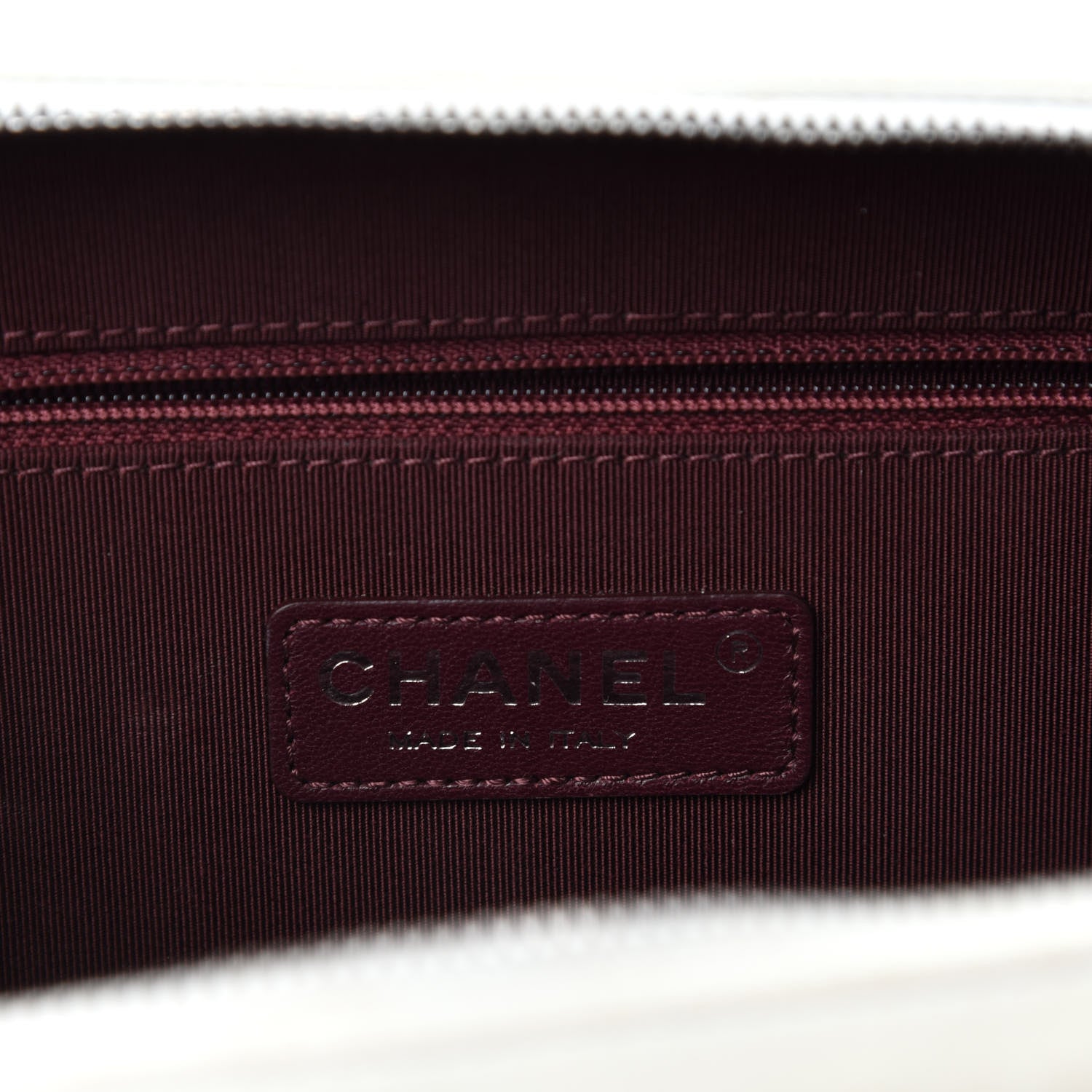 Chanel Lambskin Small Coco Boy Camera Case White 10 of 13