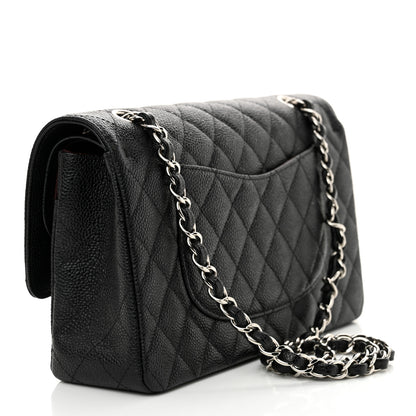 Chanel Caviar Quilted Medium Double Flap Black 3 of 11