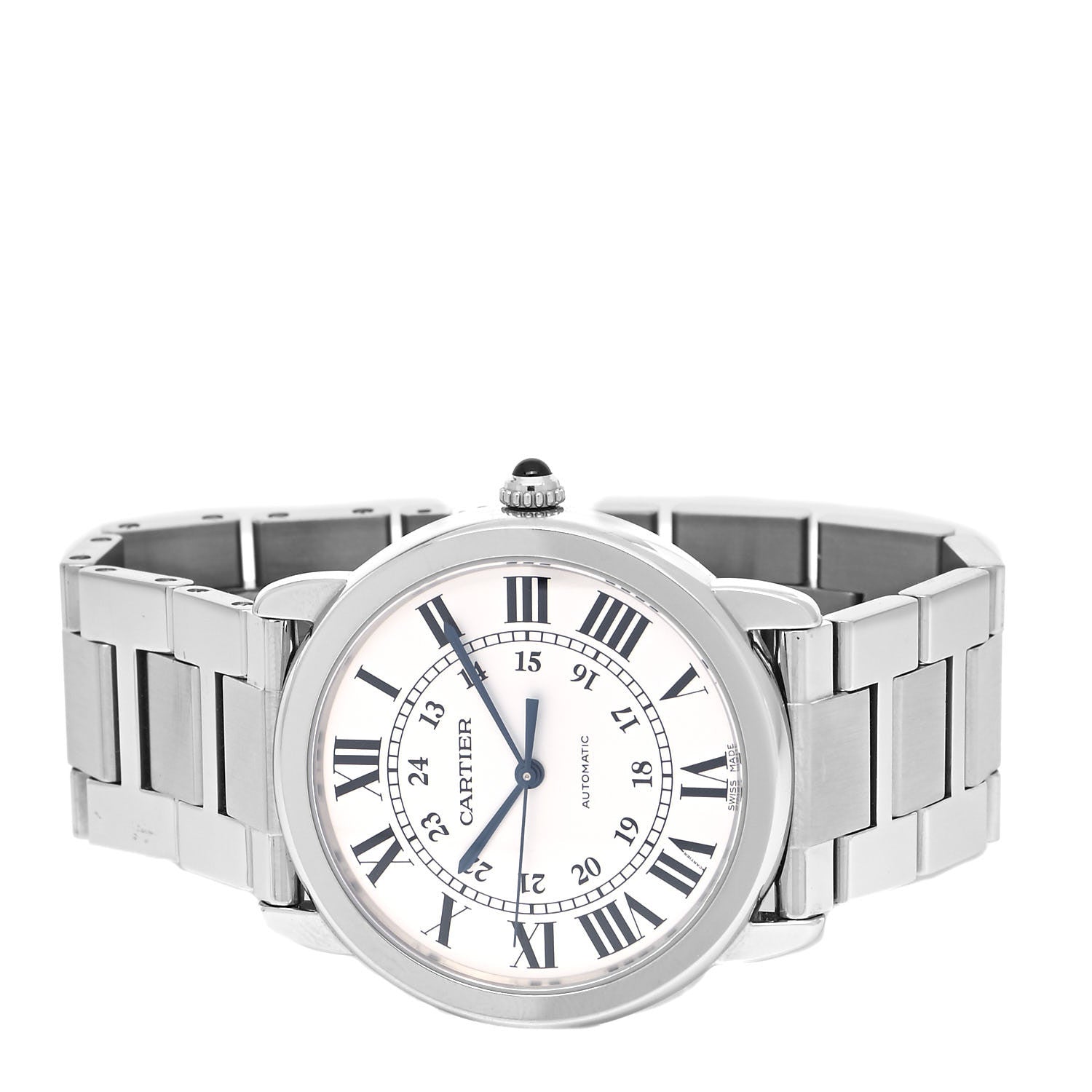 Cartier Stainless Steel 36mm Ronde Solo Automatic Watch 1 of 5