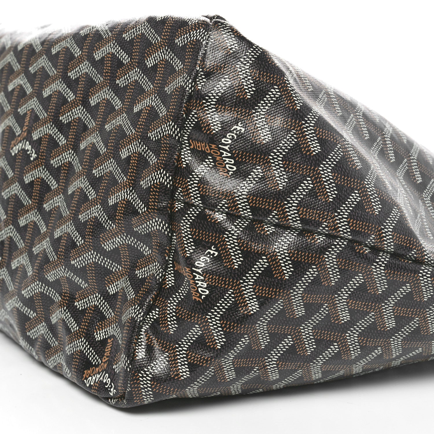 Goyard Goyardine Saint Louis GM Black Gold 10 of 10