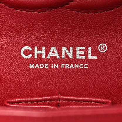 Chanel Caviar Quilted Medium Double Flap Dark Red 6 of 11