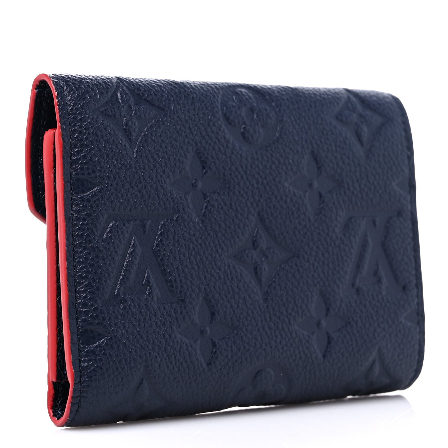 Empreinte Zoe Wallet Marine Rouge
