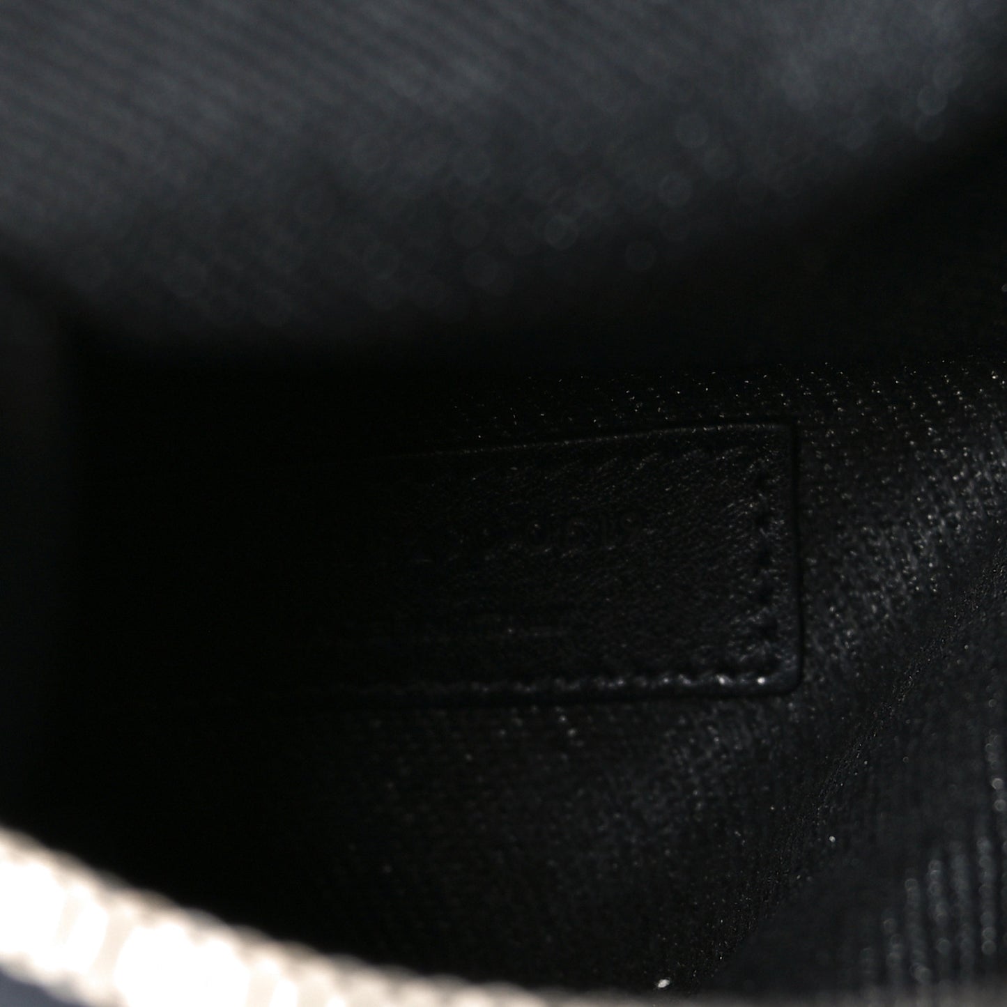 Linen Calfskin Rive Gauche Tote Black