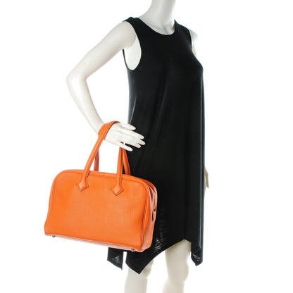 Hermes Taurillon Clemence Victoria II 35 Orange 2 of 9
