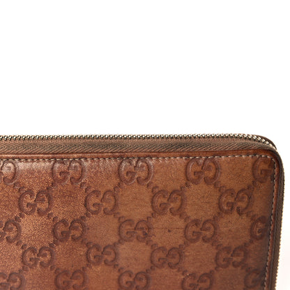 Gucci Guccissima Bamboo Tassel Zip Around Wallet Light Brown 12 of 13