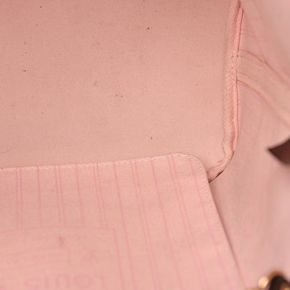 Louis Vuitton Damier Ebene Neo Neverfull MM Rose Ballerine 11 of 16