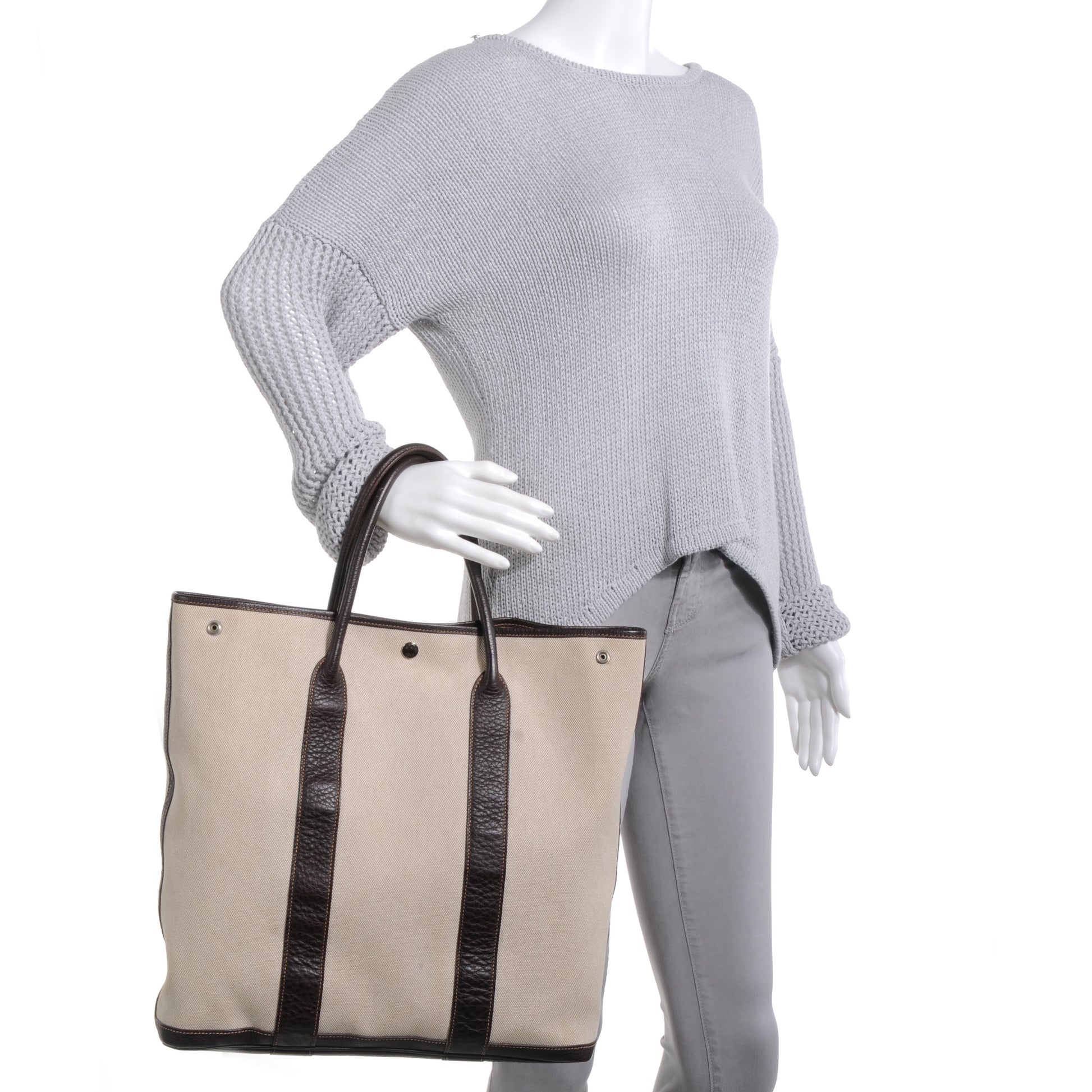Hermes Toile Leather Garden File MM Ebene 2 of 7