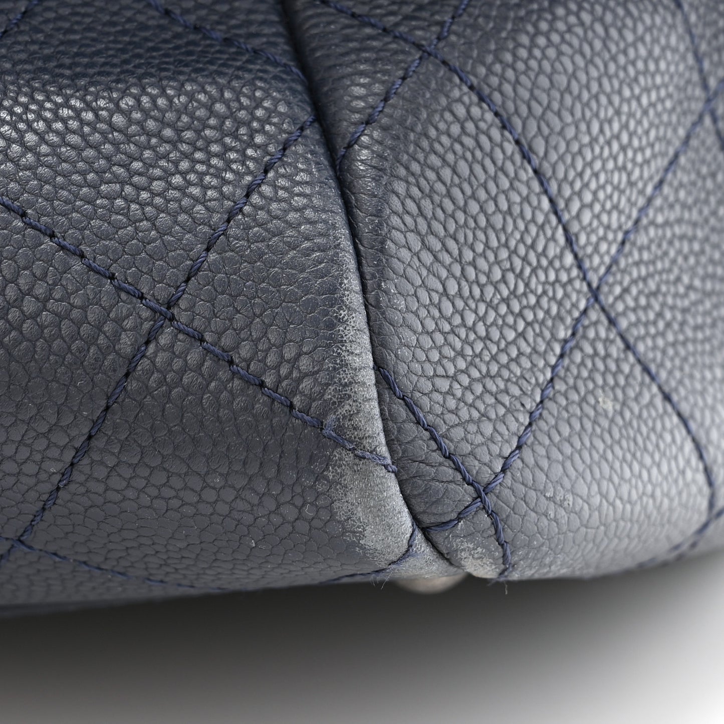 Caviar Large Shopping Tote Navy