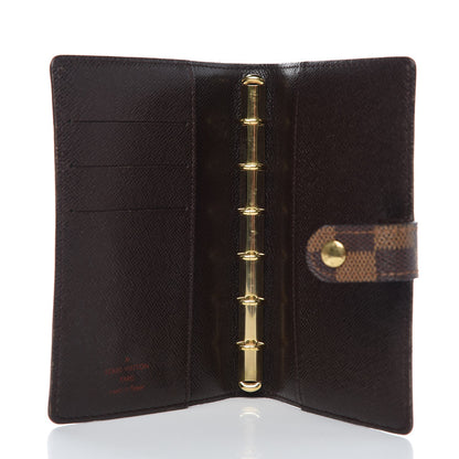 Louis Vuitton Damier Ebene Small Ring Agenda Cover 5 of 6
