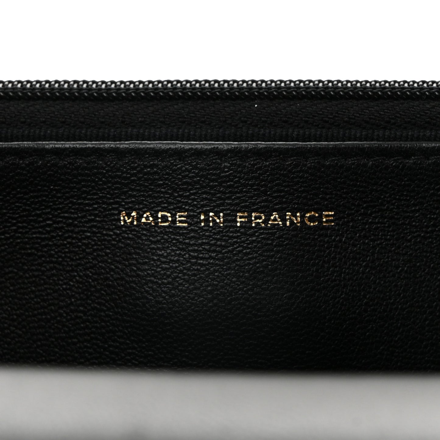 Lambskin Quilted Pick Me Up Wallet On Chain WOC Black