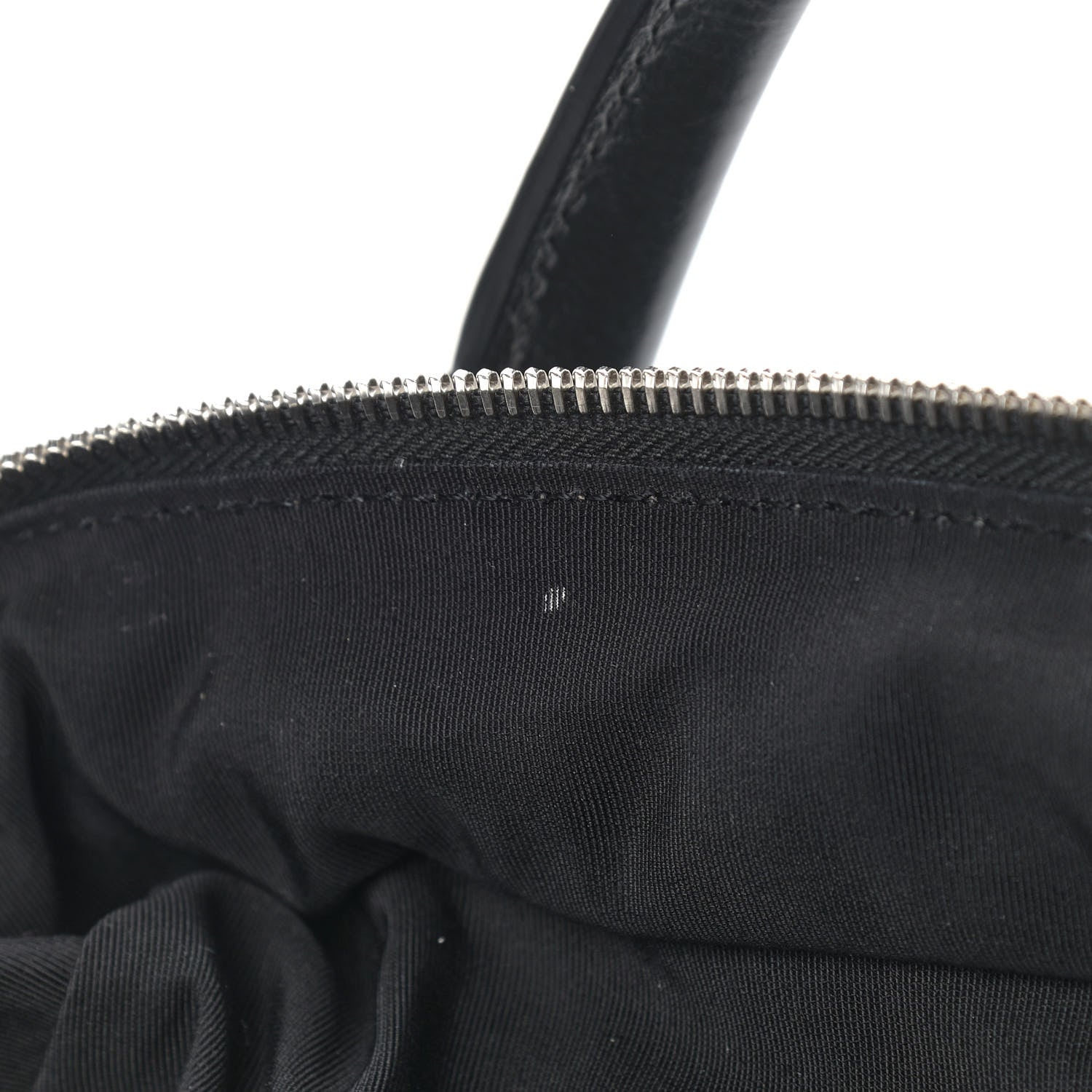 Chanel Aged Calfskin Chevron Medium Soft Bowling Bag Black 10 of 10