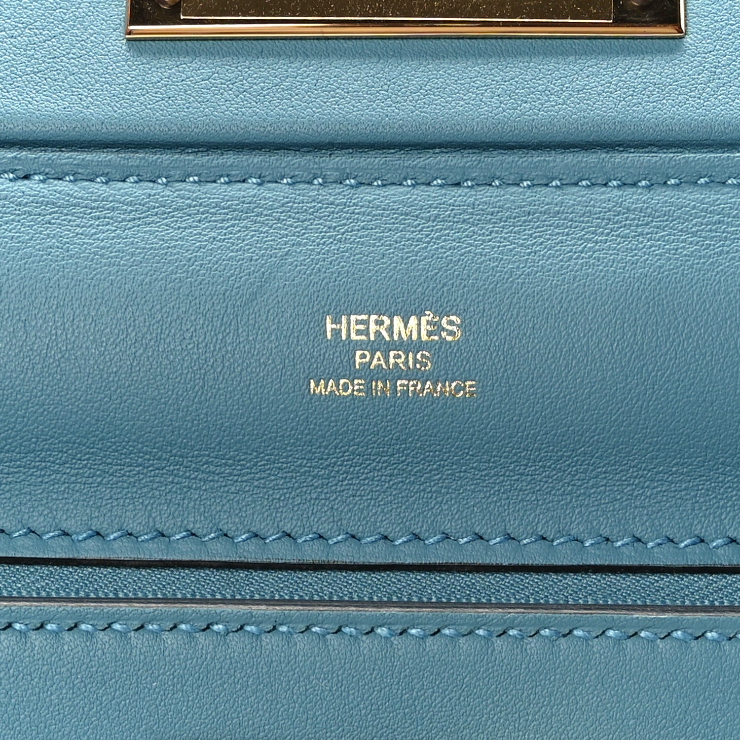 Hermes Evercolor Swift 21 24/24 New Blue Jean 7 of 10