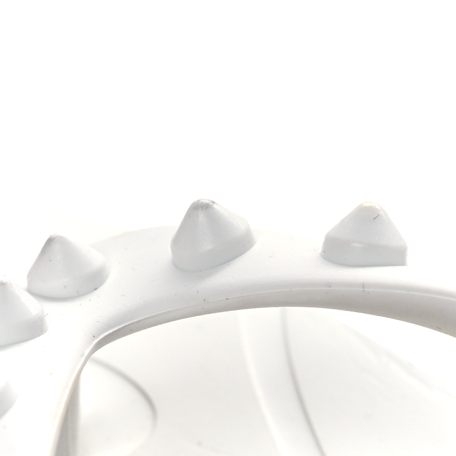 Christian Louboutin Rubber Spike Super Loubi Donna Flip Flop 36 White 12 of 12