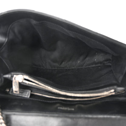 Saint Laurent Calfskin Y Quilted Monogram Medium Loulou Chain Satchel Black 5 of 11