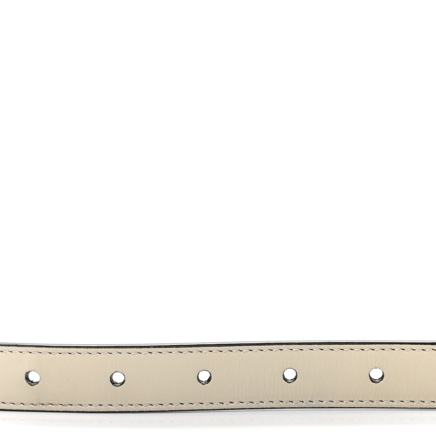 Calfskin Double G 20mm Belt 75 30 Mystic White