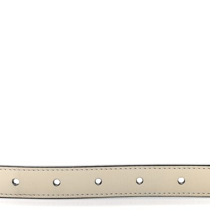 Gucci Calfskin Double G 20mm Belt 75 30 Mystic White 5 of 7