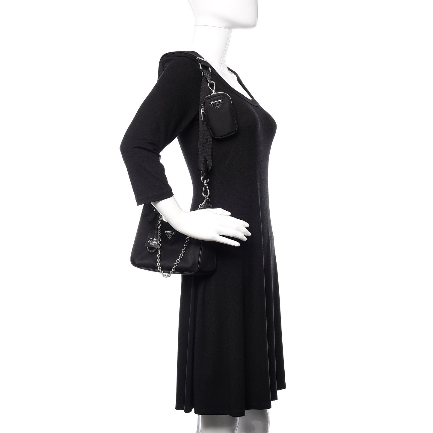 Nylon Re-Edition 2005 Shoulder Bag Black