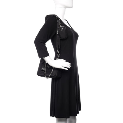 Prada Nylon Re-Edition 2005 Shoulder Bag Black 2 of 12