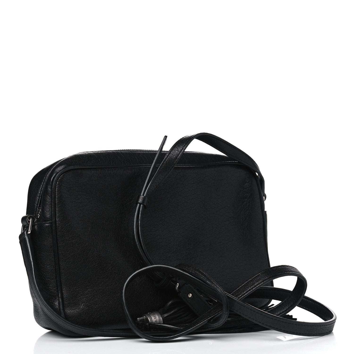 Saint Laurent Lambskin Monogram Small Lou Camera Bag Black 2 of 11