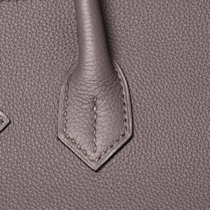 Hermes Togo Birkin 30 Etain 28 of 34