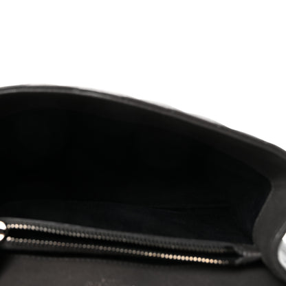 Saint Laurent Sheepskin Matelasse Chevron Monogram Medium College Bag Asphalt 5 of 10