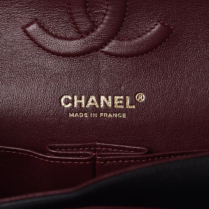 Chanel Lambskin Quilted Medium Double Flap Black 8 of 16