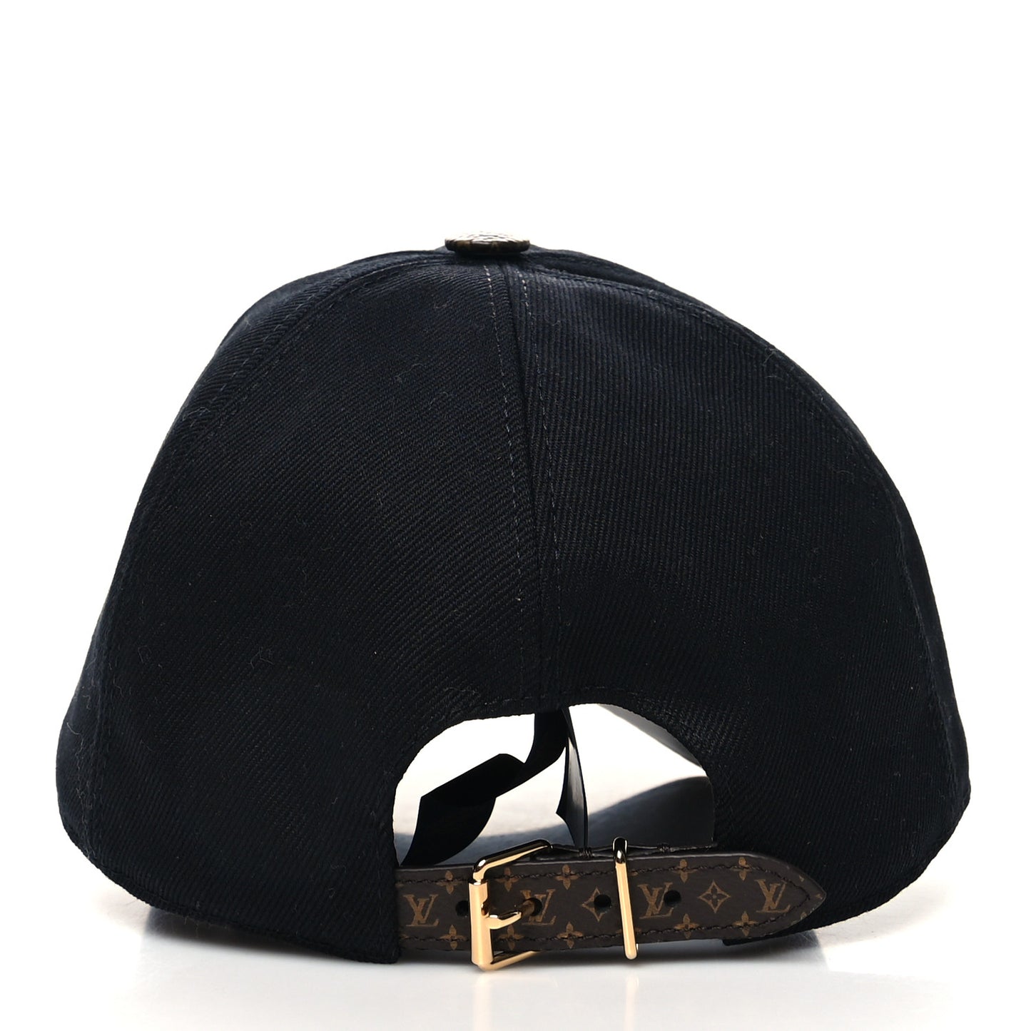 Monogram Jacquard Embroidered Day Cap L Black