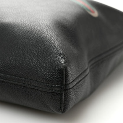 Gucci Calfskin Mens Logo Vertical Shopping Tote Black 10 of 12
