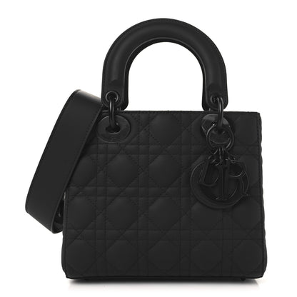 Christian Dior Ultra Matte Calfskin Cannage Small My ABCDior Lady Dior Black 1 of 10