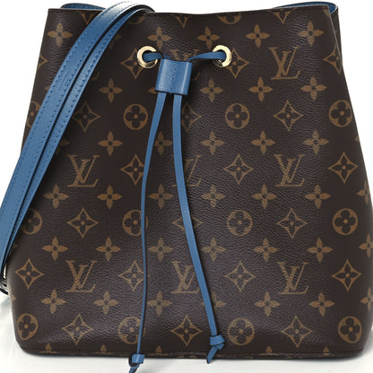Louis Vuitton Monogram Neonoe MM Blue Jean 8 of 10