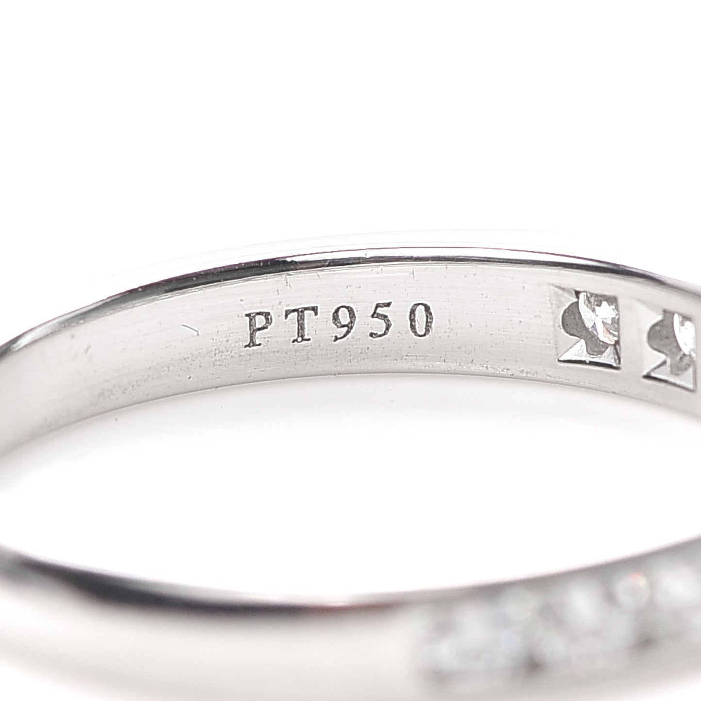 Platinum Diamond 3mm Half Circle Wedding Band Ring 52 6