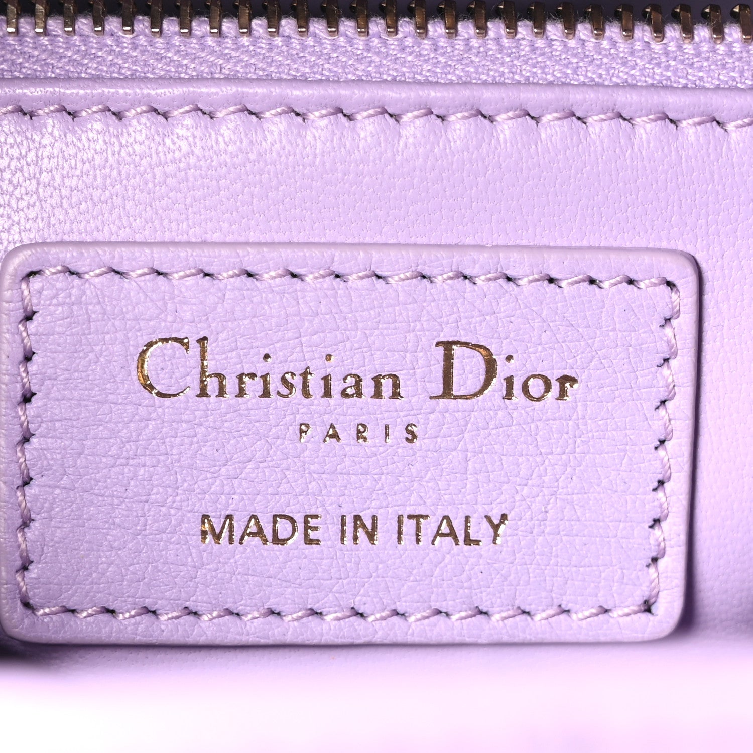 Christian Dior Ostrich Mini Lady Dior Purple 6 of 11