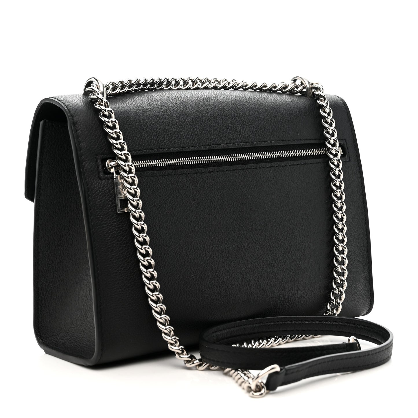 Soft Calfskin Mylockme Chain Bag BB Black
