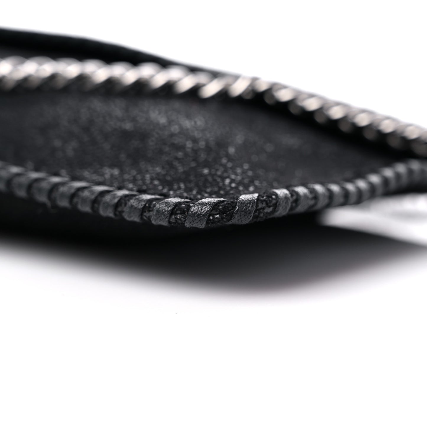 Shaggy Deer Mini Falabella Shoulder Bag Black