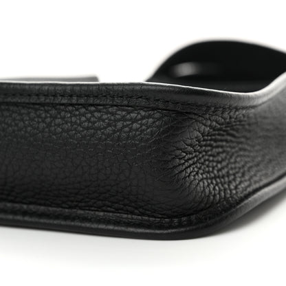 Hermes Taurillon Clemence Evelyne TPM Black 10 of 10