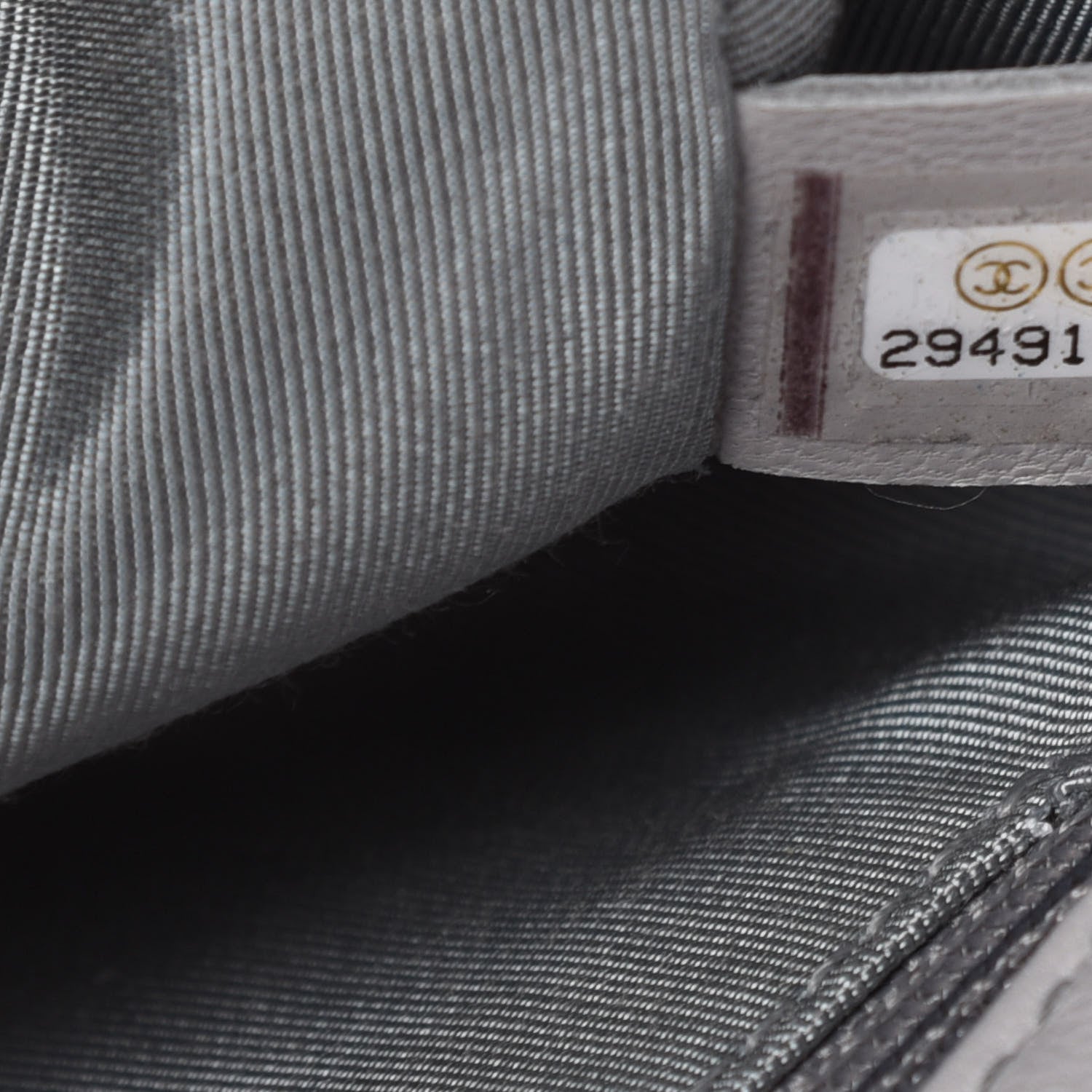 Chanel Goatskin Quilted Medium Chanel 19 Flap Grey 9 of 11