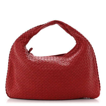 Bottega Veneta Nappa Intrecciato Large Veneta Hobo Brique 1 of 12