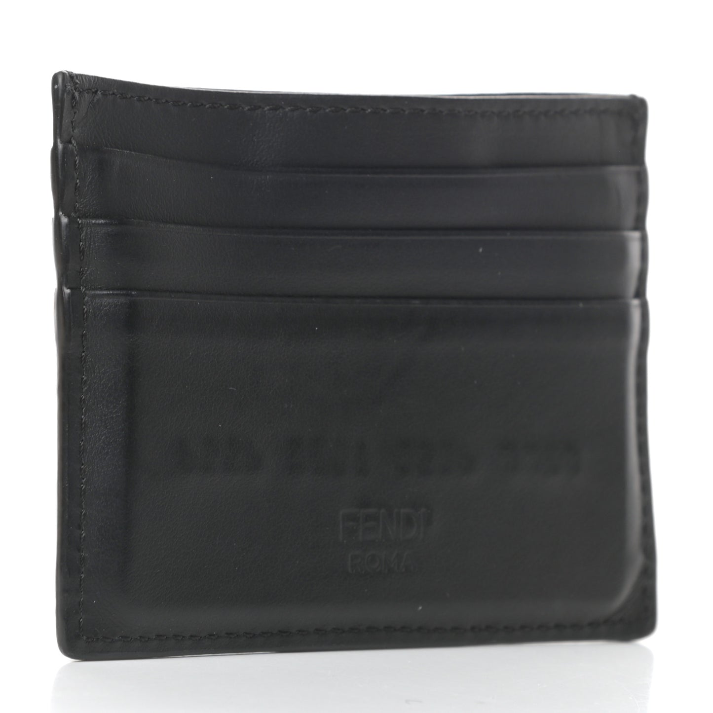 Vitello Century Metal Monster Eyes Card Holder Black
