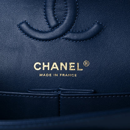 Chanel Caviar Quilted Small Double Flap Navy 6 of 12