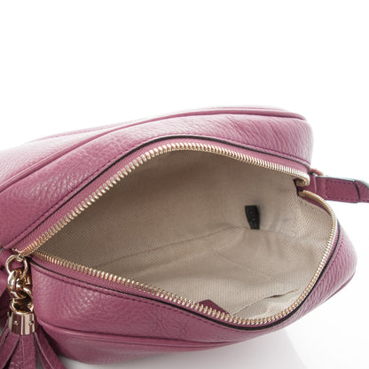 Gucci Pebbled Calfskin Small Soho Disco Bag Peonia Flower 5 of 7