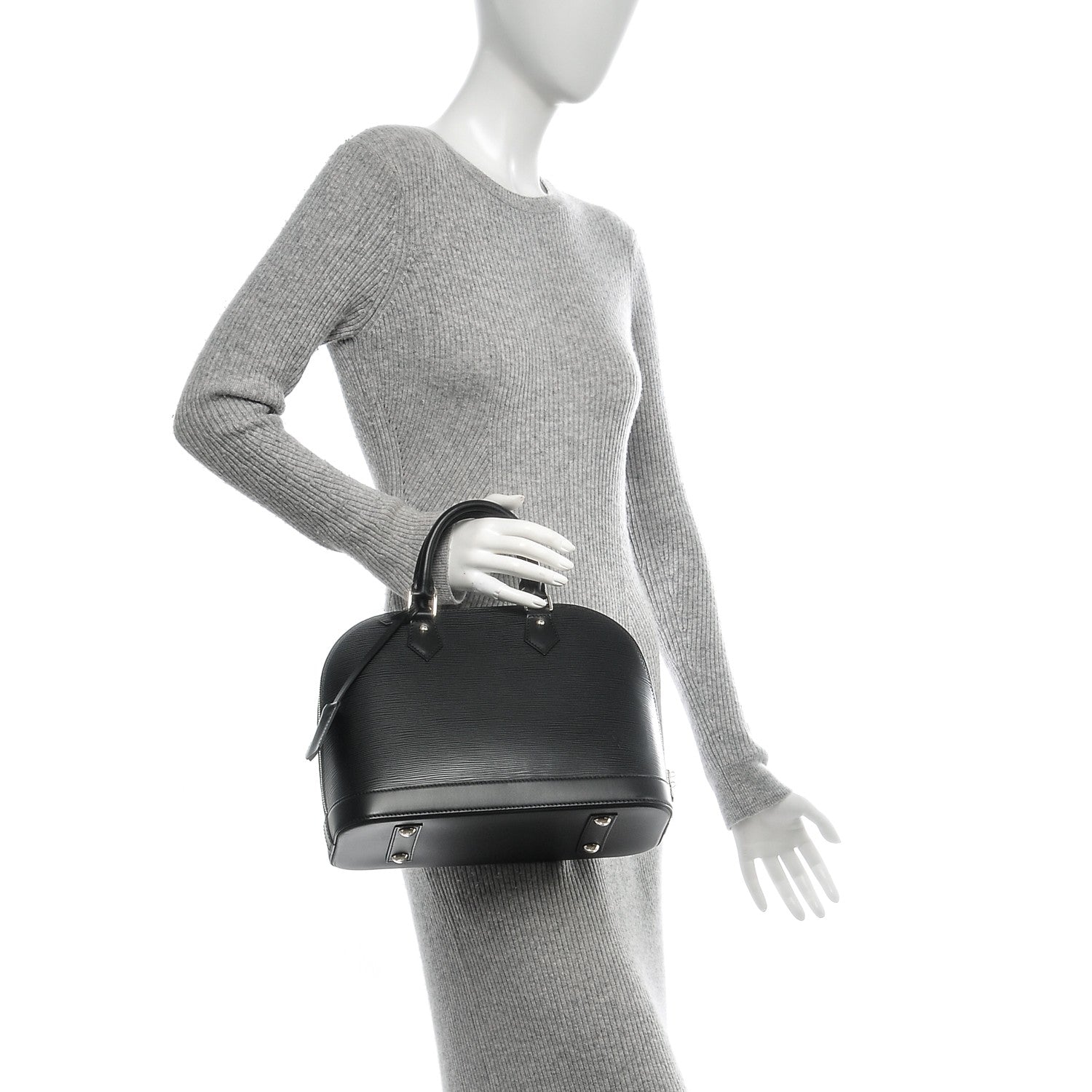 Louis Vuitton Epi Alma PM Black 2 of 6