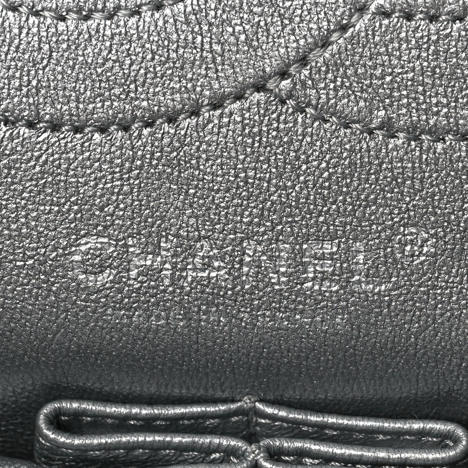 Chanel Metallic Aged Calfskin Quilted 2.55 Reissue 225 Flap Silver 6 of 10