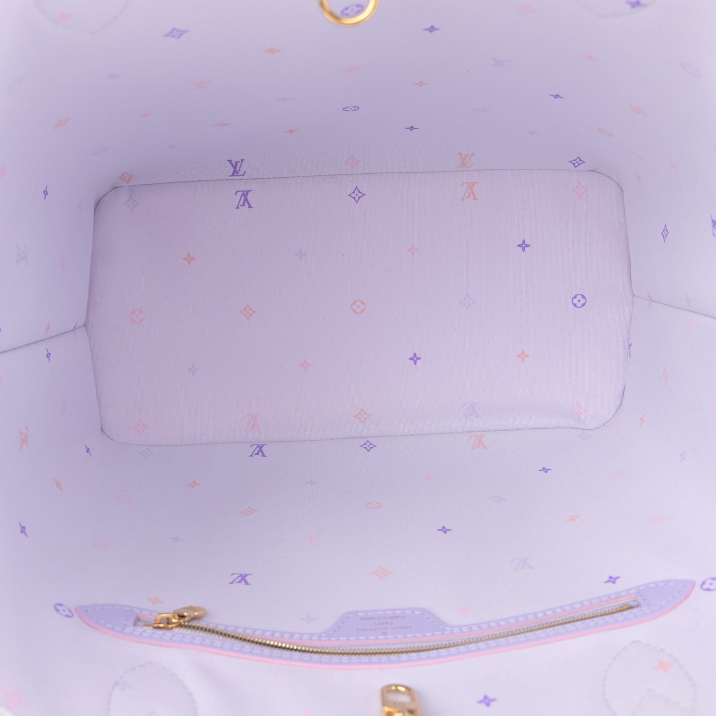 Monogram Giant Spring In The City Neverfull MM Sunrise Pastel