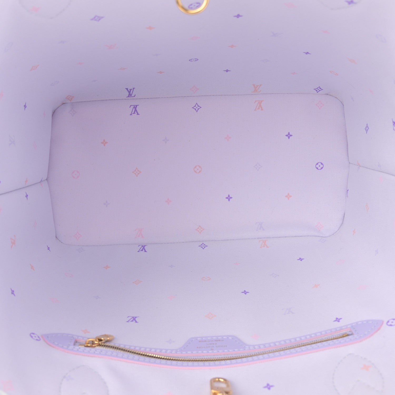 Louis Vuitton Monogram Giant Spring In The City Neverfull MM Sunrise Pastel 6 of 10