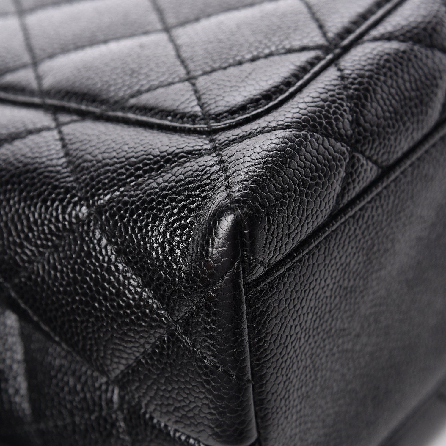 Chanel Caviar Quilted Jumbo Kelly Flap Black 18 of 20