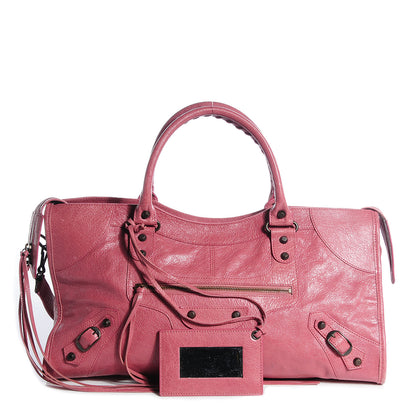 Balenciaga Agneau Classic Hardware Part Time Rose Bruyere 1 of 15