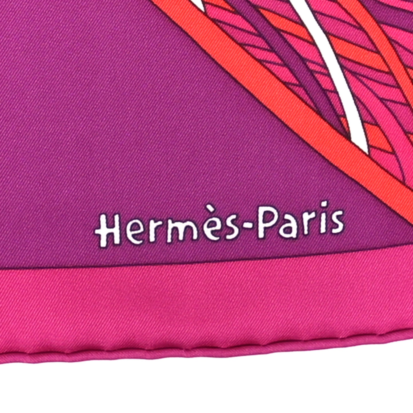 Silk A Travers Champs Scarf 90 Fuchsia Rouge Rose