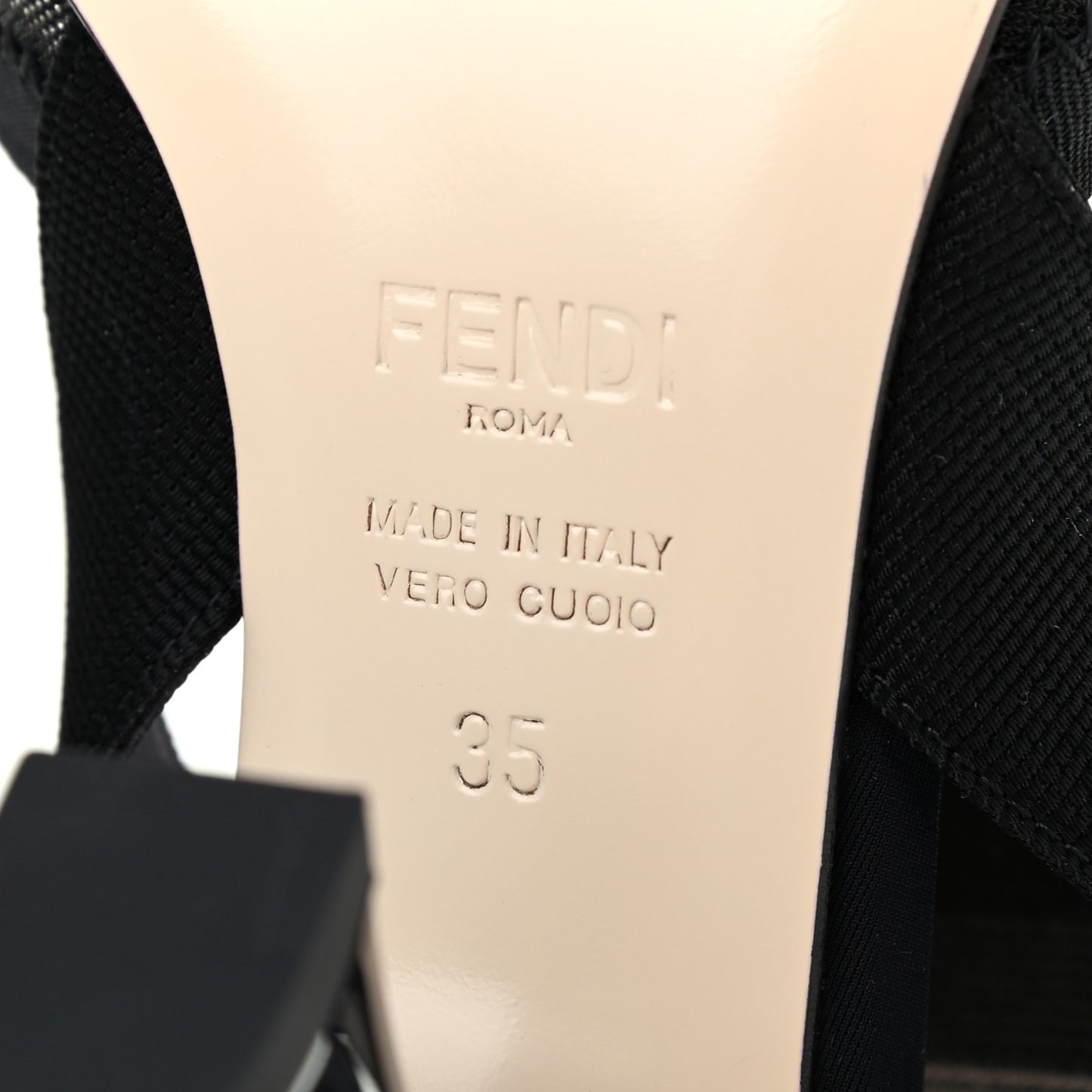 Technical Mesh Colibri 85mm Slingback Pumps 35 Black Asfalto